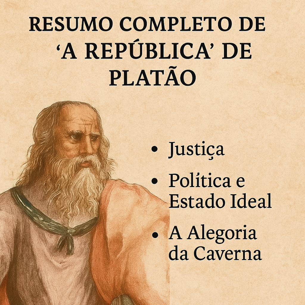 Resumo Completo de “A República” de Platão: Justiça, Política e a Alegoria da Caverna